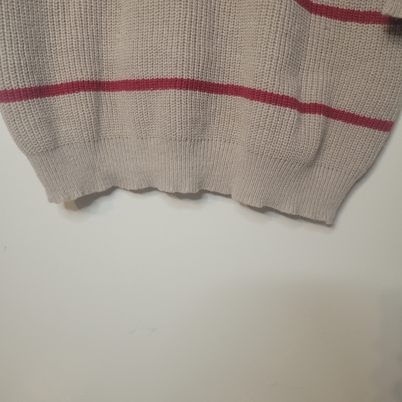 Yozy Tan and Rad Striped Long sweater Cardigan - Picture 3 of 8
